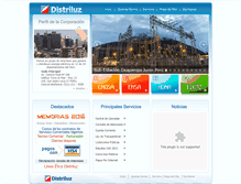 Tablet Screenshot of distriluz.com.pe